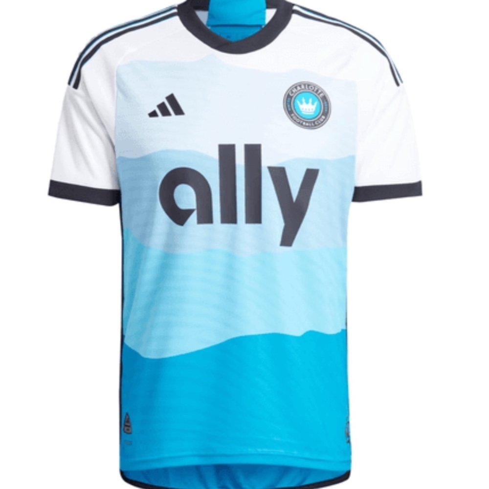 adidas Charlotte FC 2024-25 Mens Home Authentic Match Jersey Men Size XL